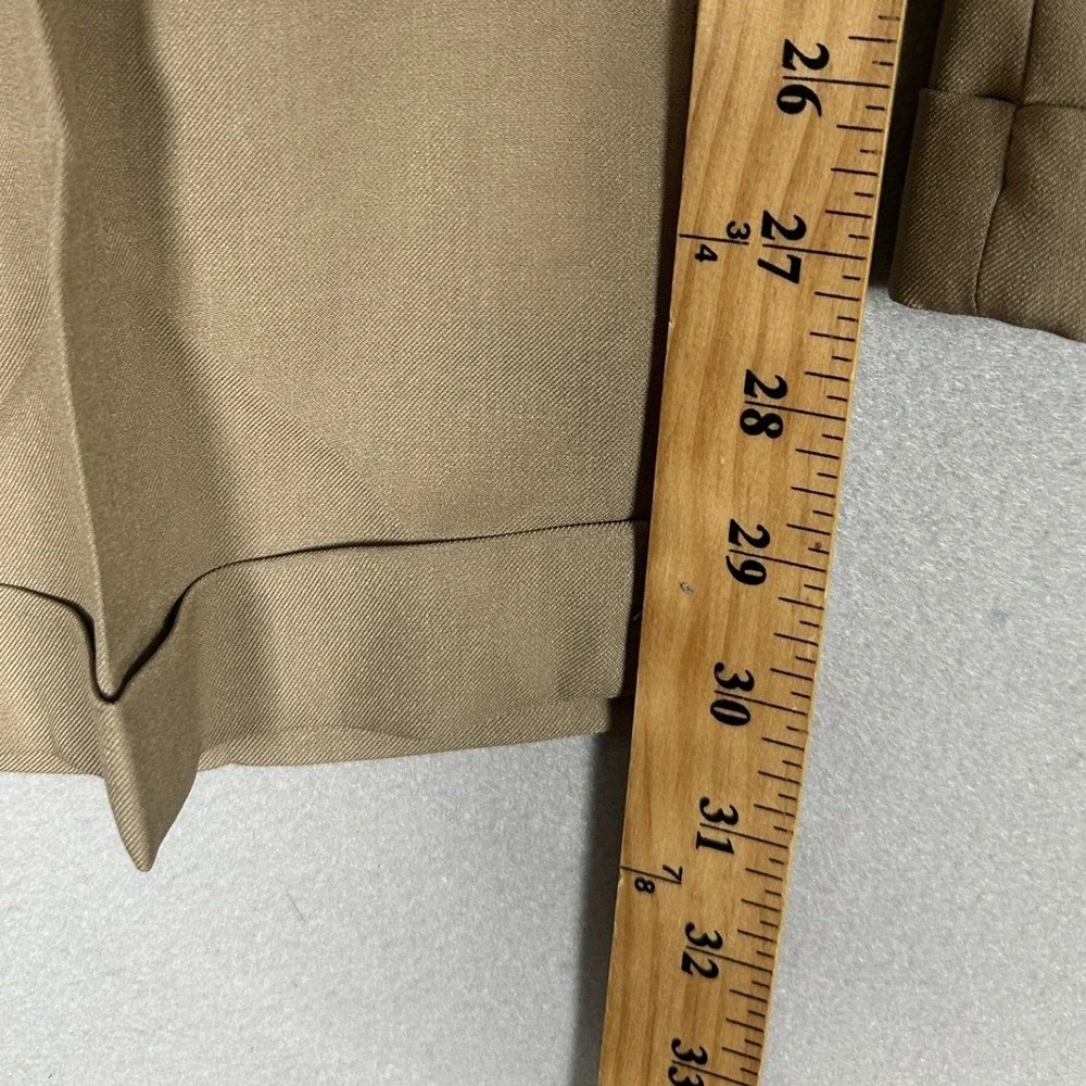 NEW Haggar Pants Mens Mens 40X29 Tan Premium Comfort Dress Classic Fit Stretch